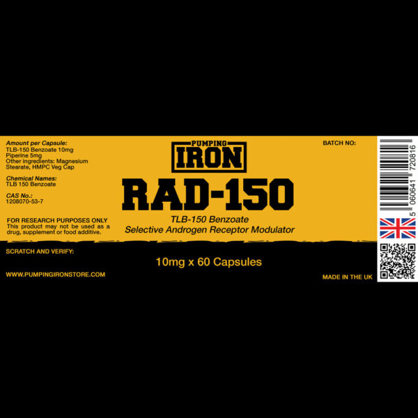 Pumping Iron RAD-150 - 10mg x 60 Capsules